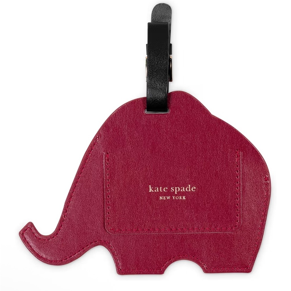 NWT Kate Spade Elephant Luggage Tag - Picture 2 of 3